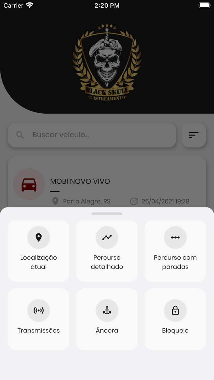 Black Skull Rastreamento