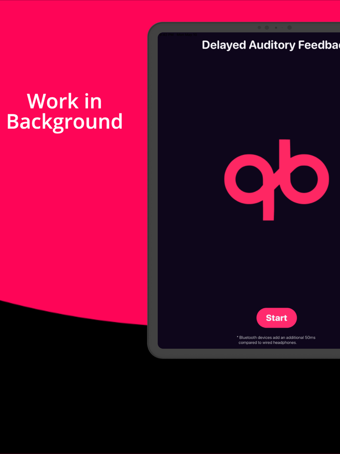 qb  Delayed Auditory Feedback