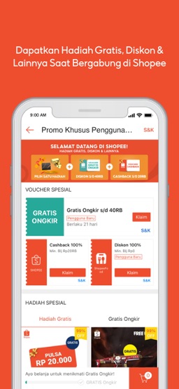 Shopee 17.8 Merdeka Sale app screenshot