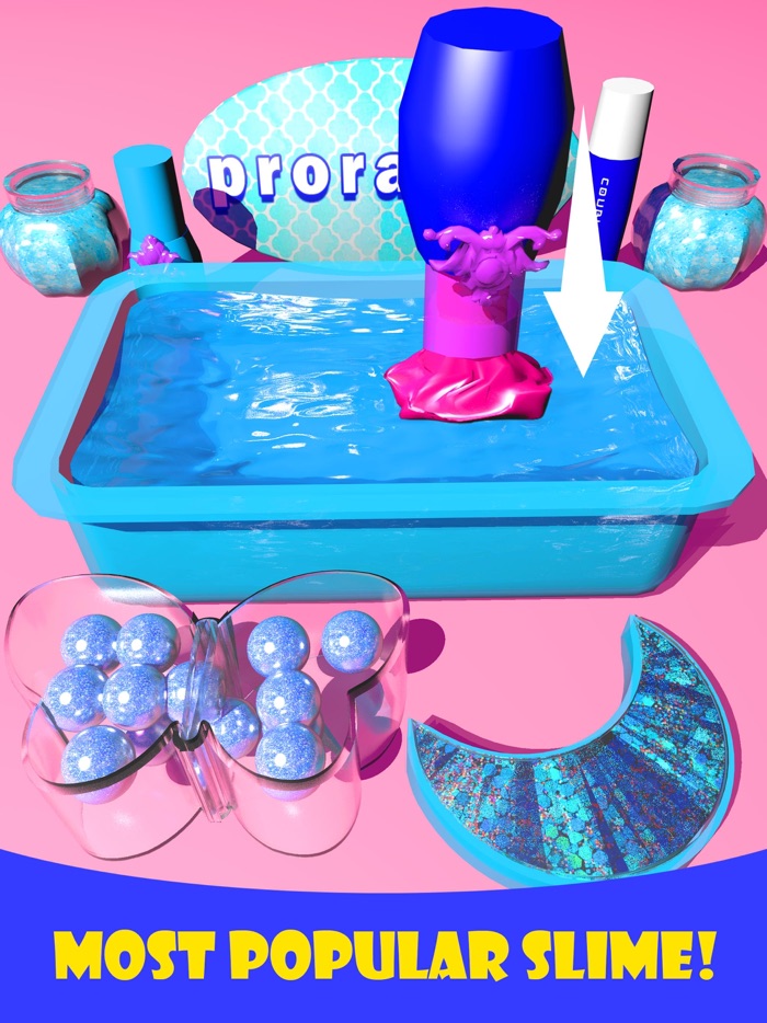 Mixing Makeup into Slime ASMR