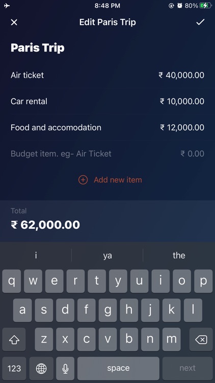 iBudget - Trips & Daily Needs screenshot-3
