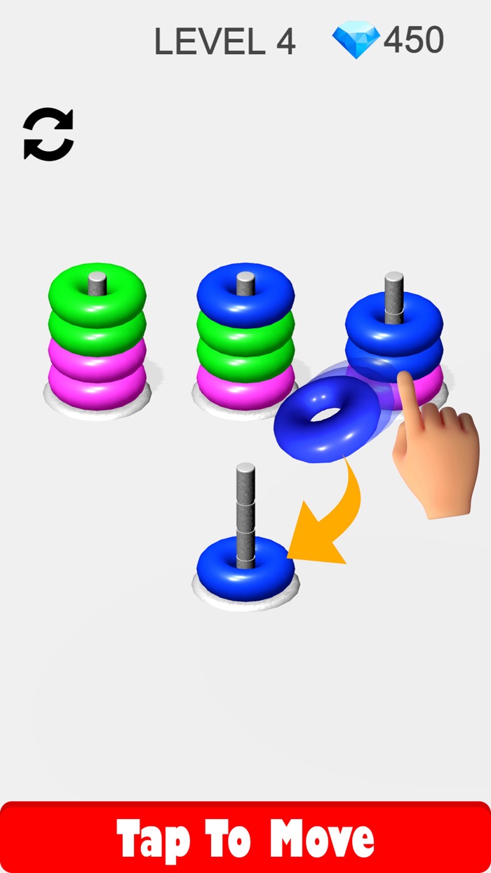 Hoop Stack Colors  Ring Games
