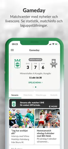 Game screenshot Kungälvs HK - Gameday hack