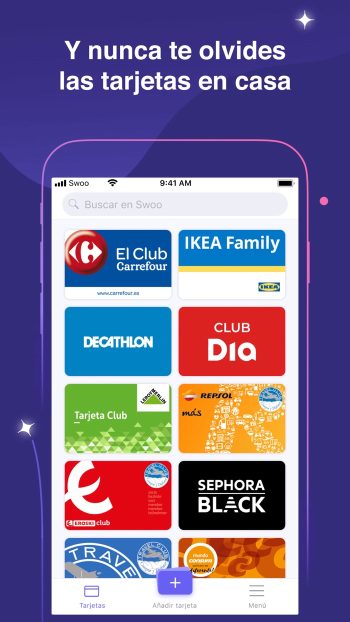 Swoo Tarjetas de fidelización