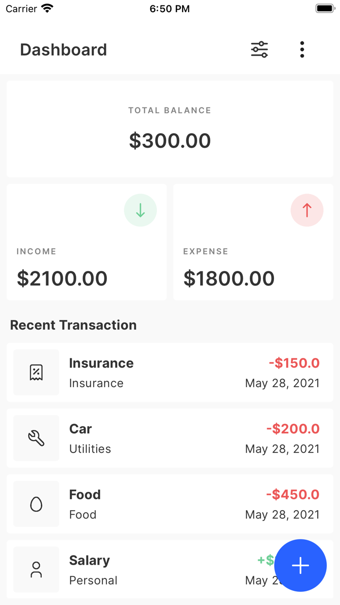 Money Tracker  Expenses