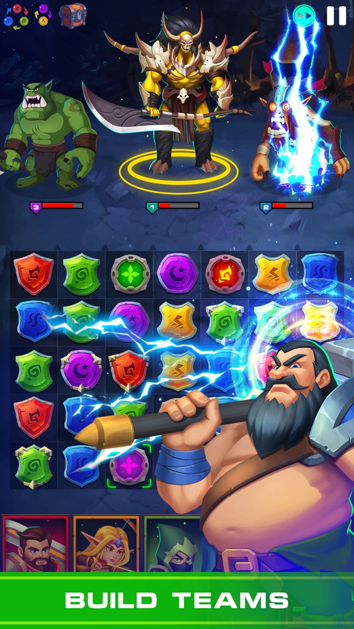Heroes Puzzles Match 3 RPG