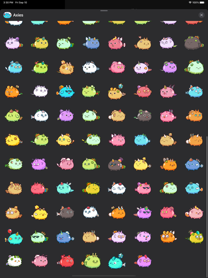Axie Infinity Stickers