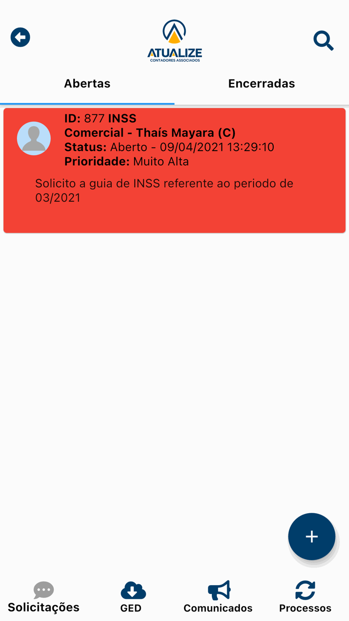 Atualize Contadores Associados