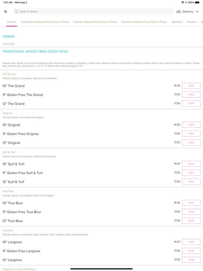 Pizza Cafe at the Grand