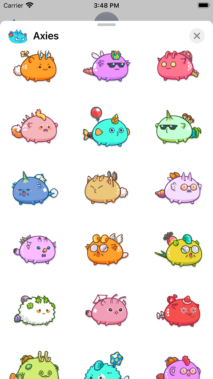 Axie Infinity Stickers