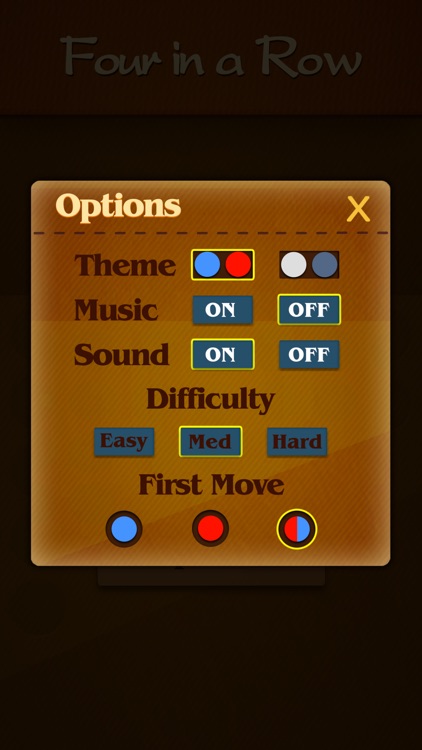 Four in a Row-Ninth Game