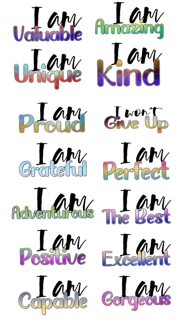 I Am... Positive Affirmations