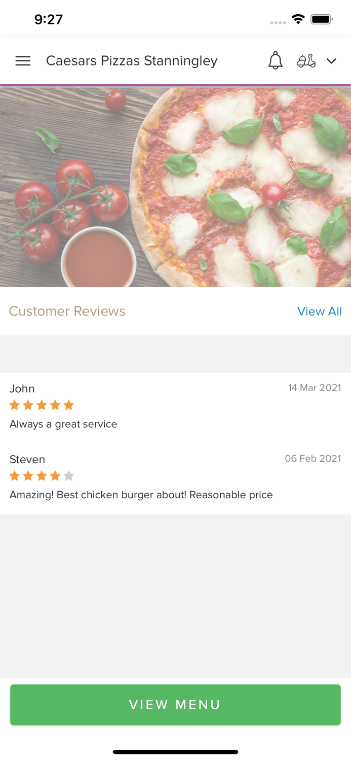 Caesars Pizzas Stanningley,