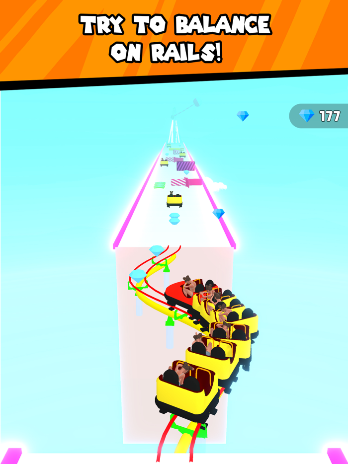 Roller Coaster Stack 3D