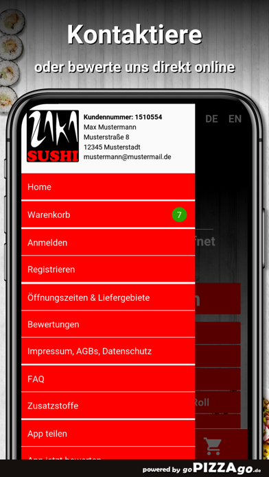 Zaka Sushi Berlin screenshot 3