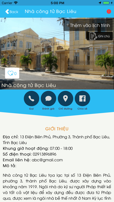 Bac Lieu Tourism screenshot 2