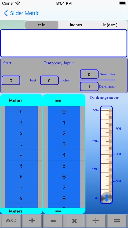 Dimensions Calculator