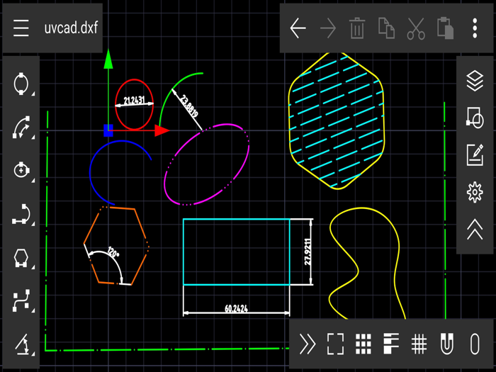 UVCAD-CAD 2D Drawing Drafting