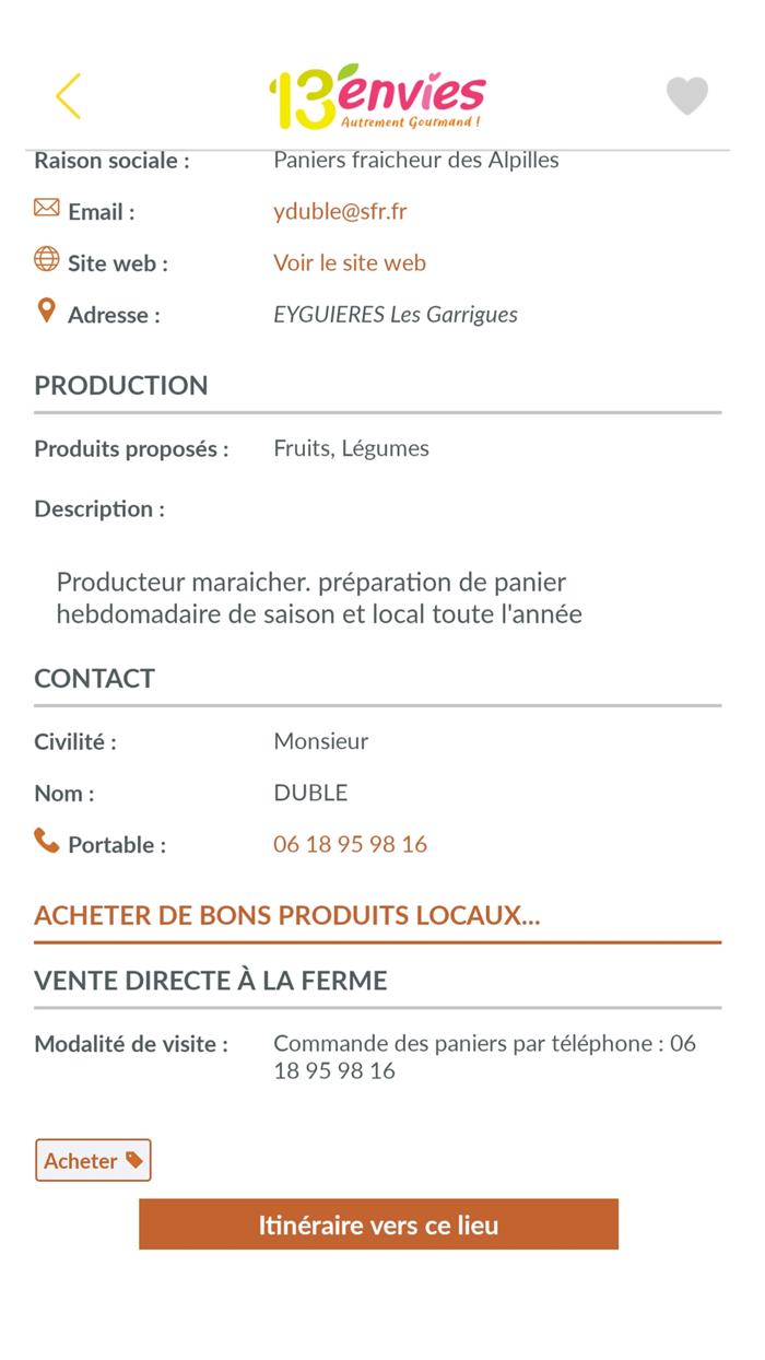 13ENVIES Autrement Gourmand