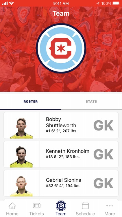 Chicago Fire FC Mobile App