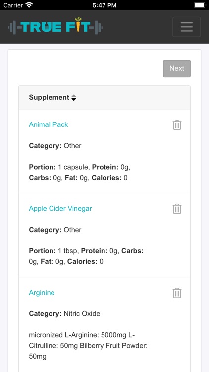 True Fit Training & Nutrition screenshot-4