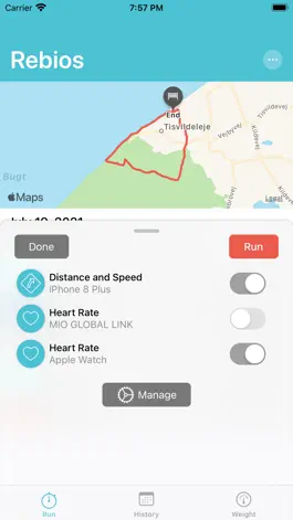 Game screenshot Rebios - GPS Track Running hack