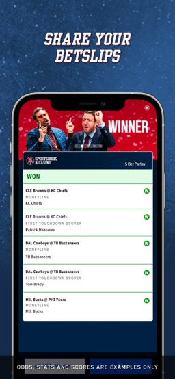 Barstool Sportsbook & Casino app screenshot