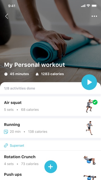 MiCoach Fitness Club App