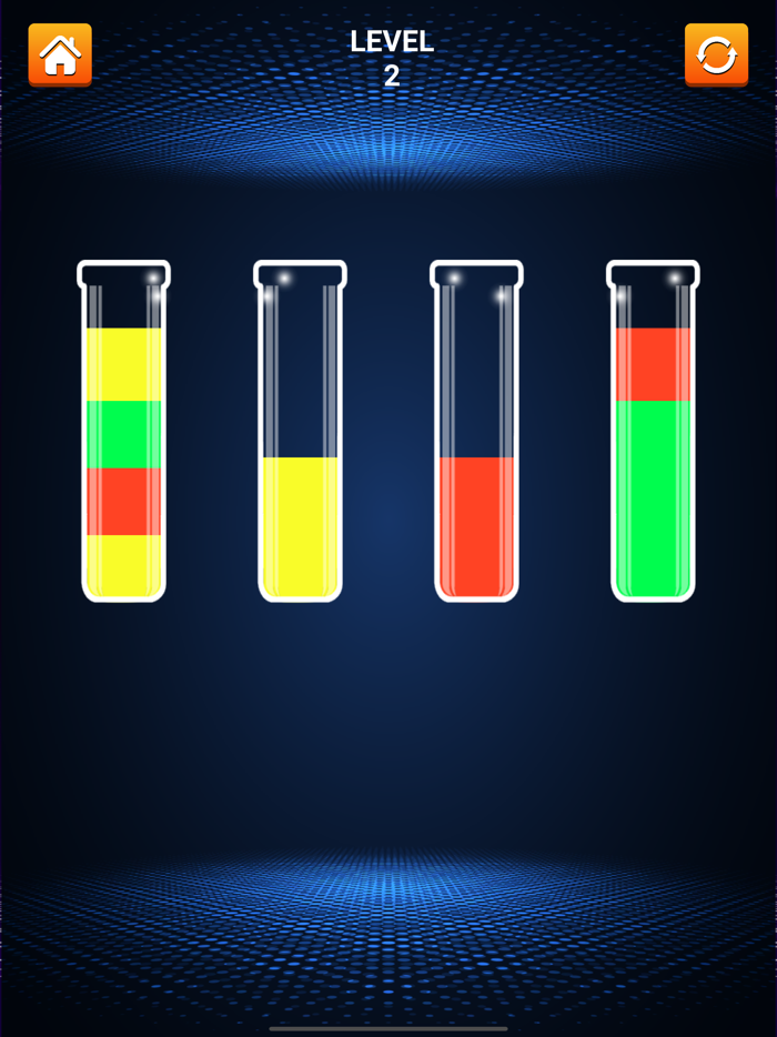 Sort Color Bottle Fill Water