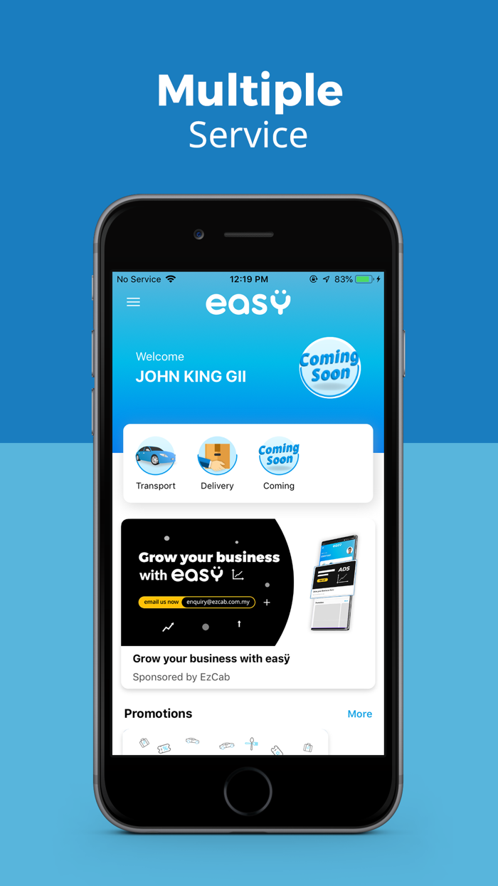 EzCab – Ride Hailing App