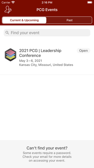 PCG Events screenshot 2