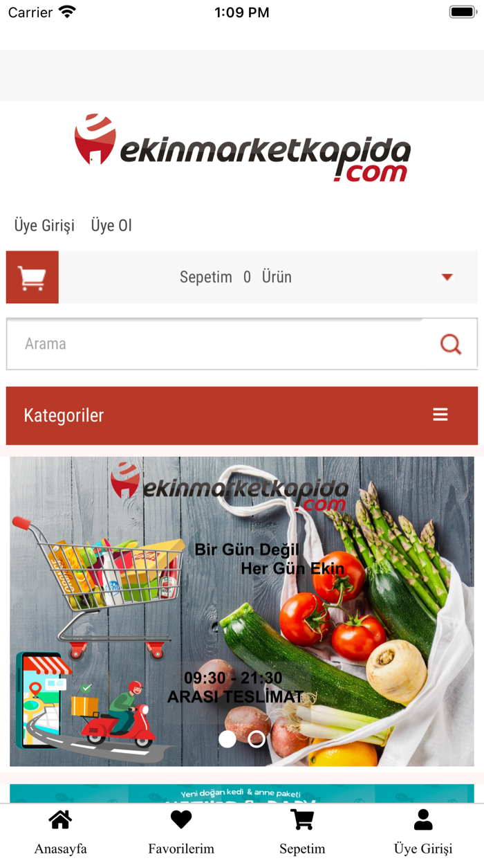 Ekin Market Kapıda