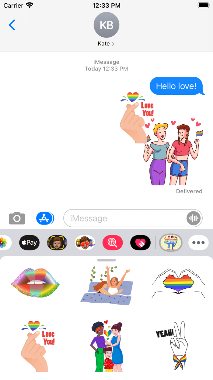 LGBT Lesbian Stickers