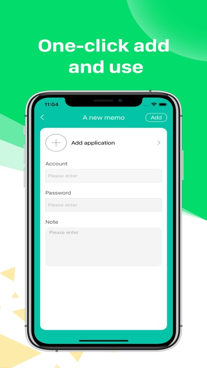 Remember password record