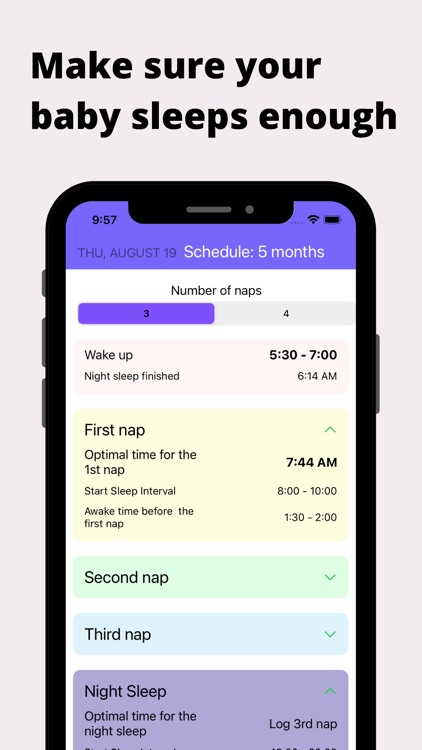 Newborn Sleep Log & Schedule screenshot-3
