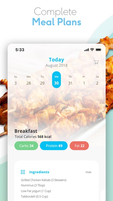 Lowcal: Diet & Workout Planner screenshot 2