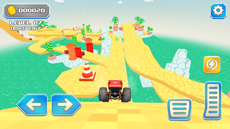 Craft Car Stunts 3D screenshot-3