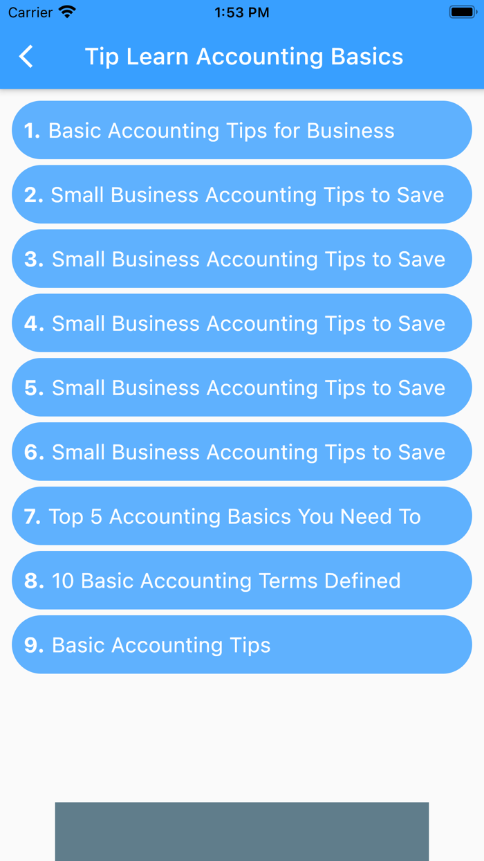 Accounting Basics Tutorial