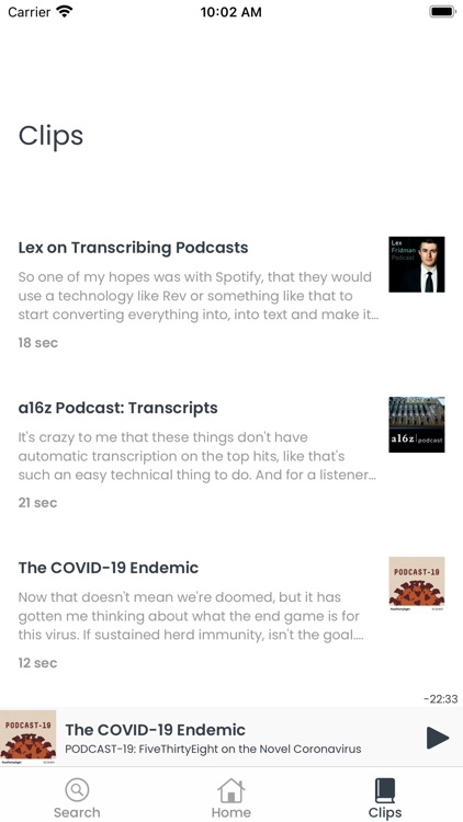 Audiograph Podcasts screenshot-3