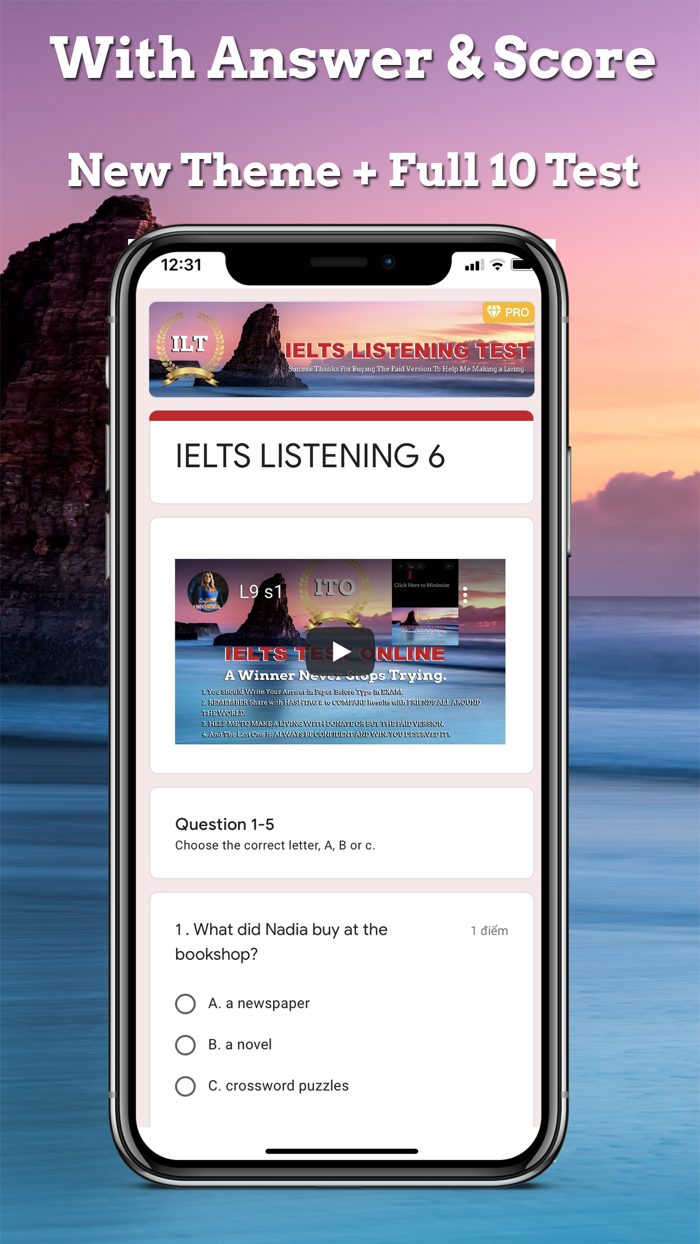 IELTS Listening Test PRO