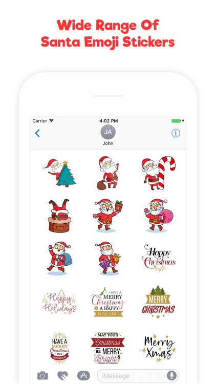 Hand Drawn Santa Emojis