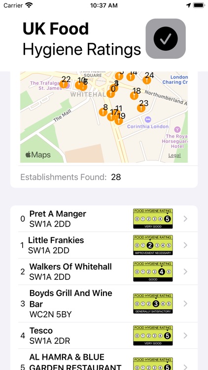 UK Food Hygiene Rating Checker screenshot-3