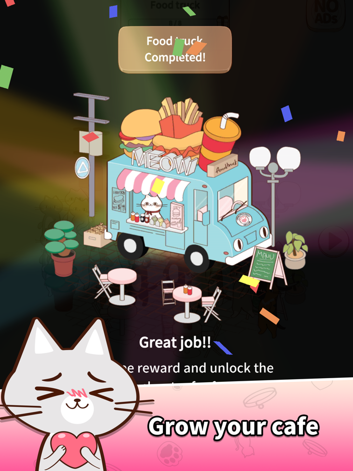 Cat Merge Cafe Dessert Puzzle