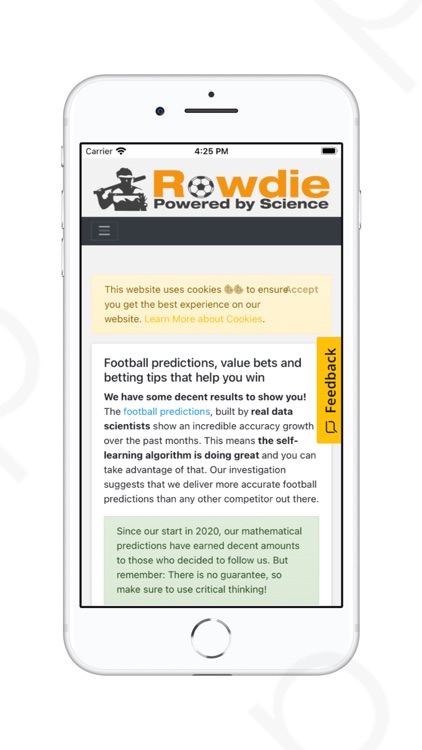 Rowdie: Football predictions