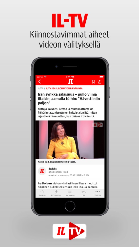 Iltalehti App for iPhone - Free Download Iltalehti for iPad & iPhone at  AppPure