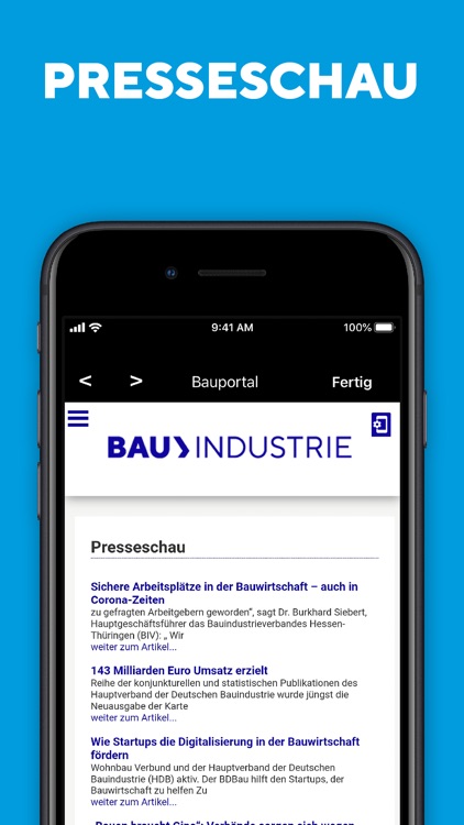 BAUINDUSTRIE