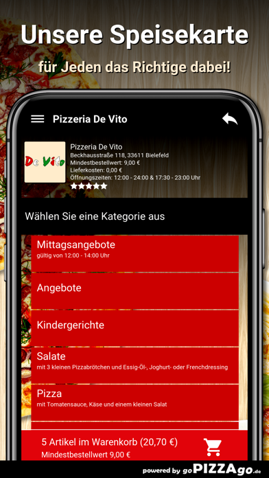 Pizzeria De Vito Bielefeld screenshot 6