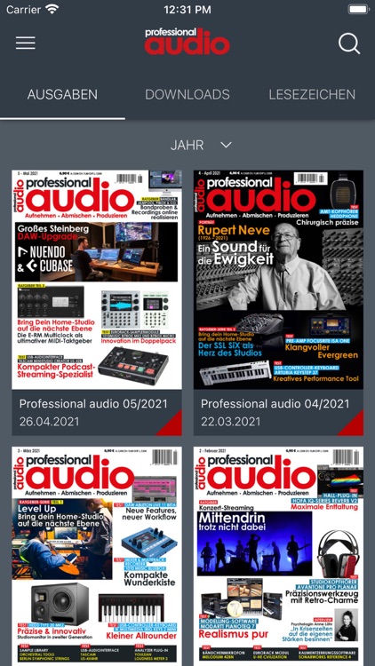 Professional audio Magazin