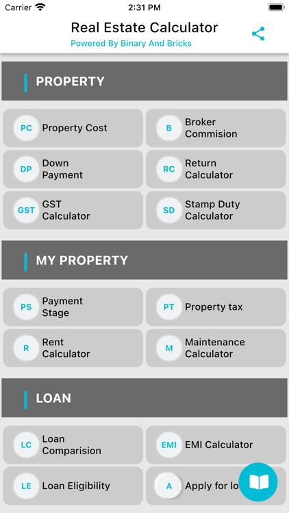 Real Estate Calculator India