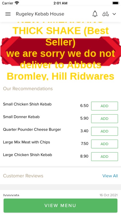 Rugeley Kebab House